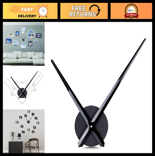 Silent diy wall clock kit - 24",