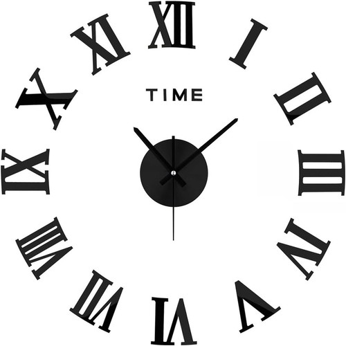 Diy wall clock modern - 3d,